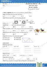 Đề kiểm tra học kì 1 Toán 2 Cánh diều - Đề số 16